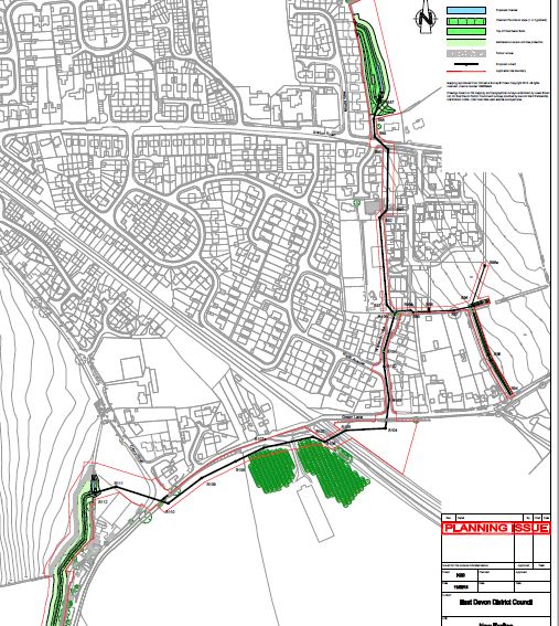 Route of the flood scheme